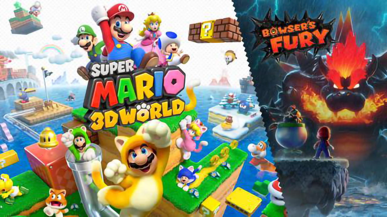 超级马里奥/超级马力欧3D世界+狂怒世界 Super Mario 3D World + Bowser’s Fury 中文 nsp+v1.1.0+金手指+存档