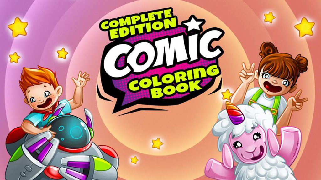 漫画涂色书 完全版 Comic Coloring Book  Complete Edition