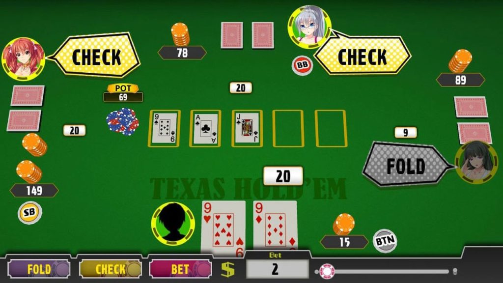 扑克美女：德州扑克 Poker Pretty Girls Battle: Texas Hold'em
